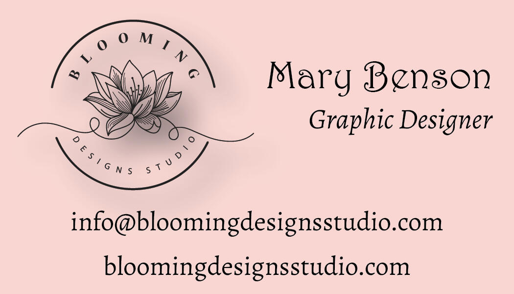 Studio Business Card Sample Studio Business Card Sample